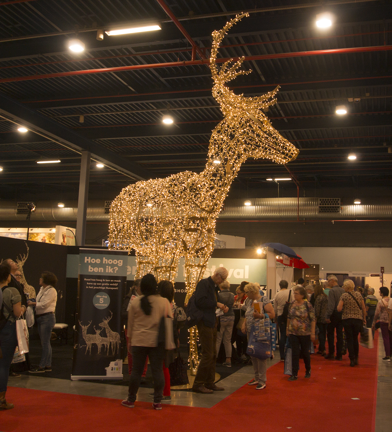 de stand op de 5oPlusBeurs