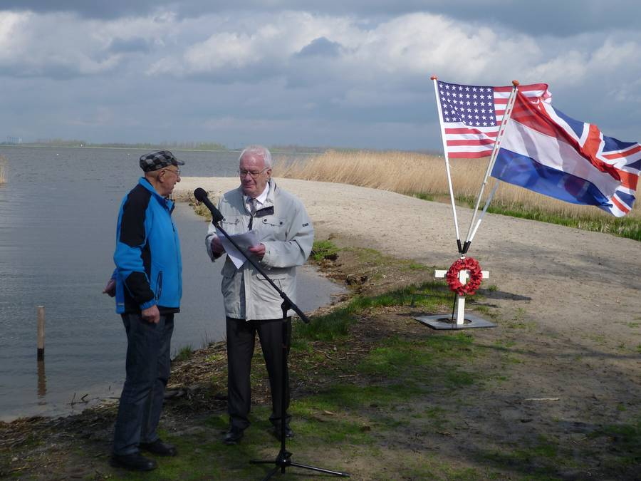 Jan Hoksbergen bij vindplek