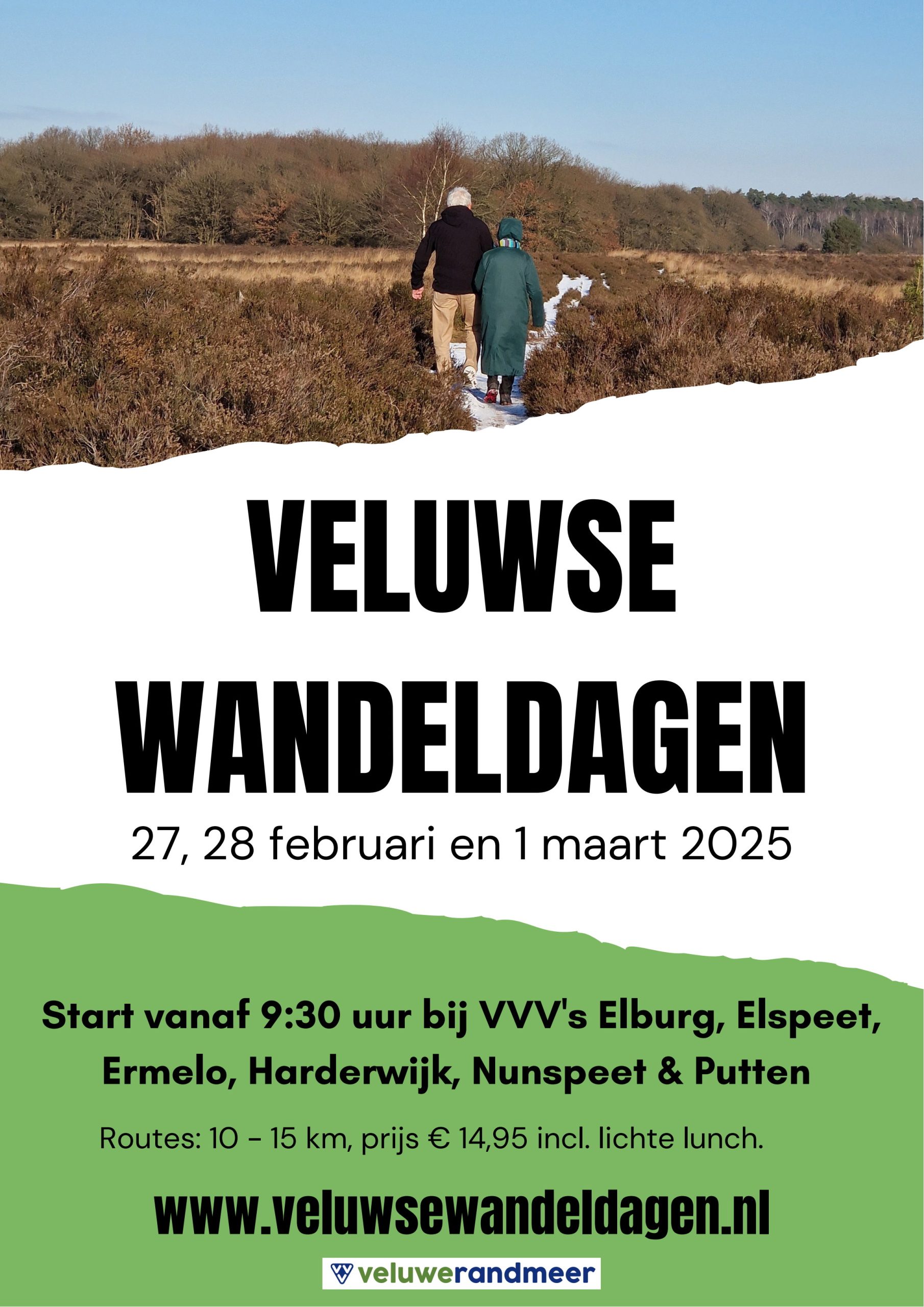 Veluwse Wandeldagen poster 2025