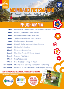 Poster Meimaand Fietsmaand