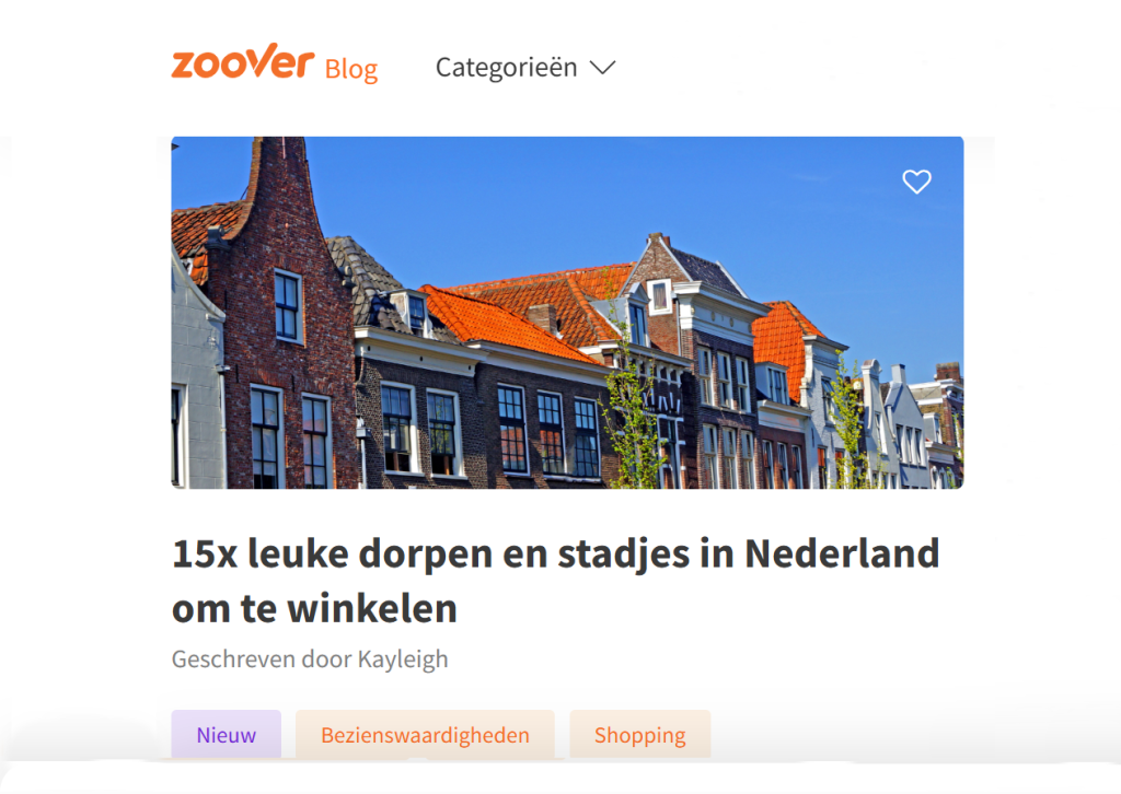 Zoover winkelen