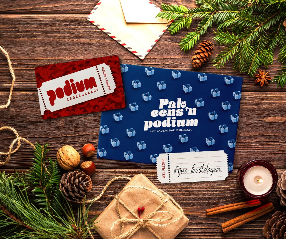podiumkaart feestdagen
