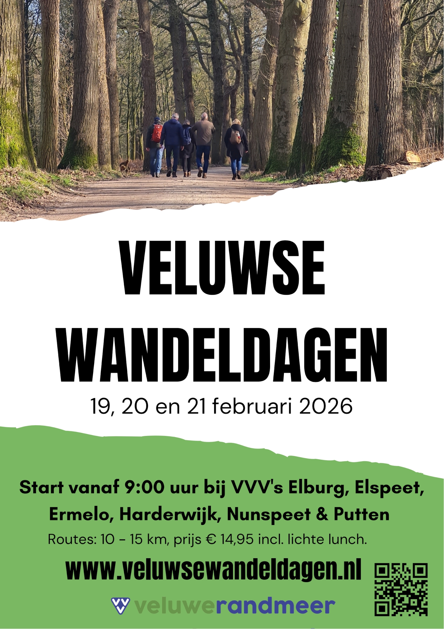 Poster Veluwse Wandeldagen 2026