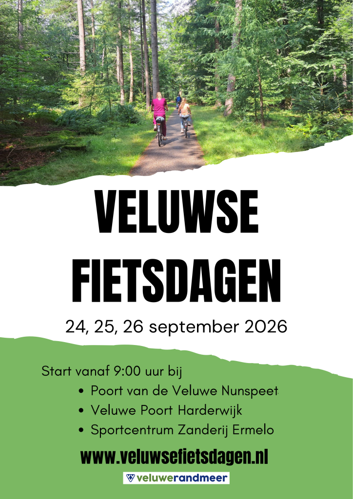 Poster Veluwse Fietsdagen 2026